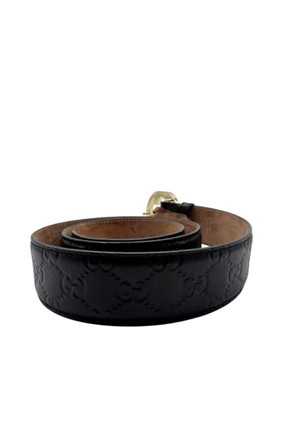 GUCCI -  INTERLOCKING MONOGRAM BELT - Image 6